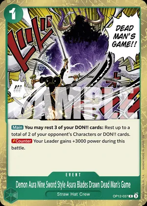 Demon Aura Nine Sword Style Asura Blades Drawn Dead Man's Game